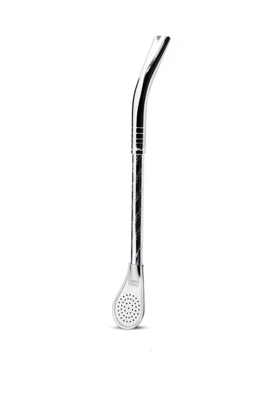 Bombilla Clasica Alpaca torneado