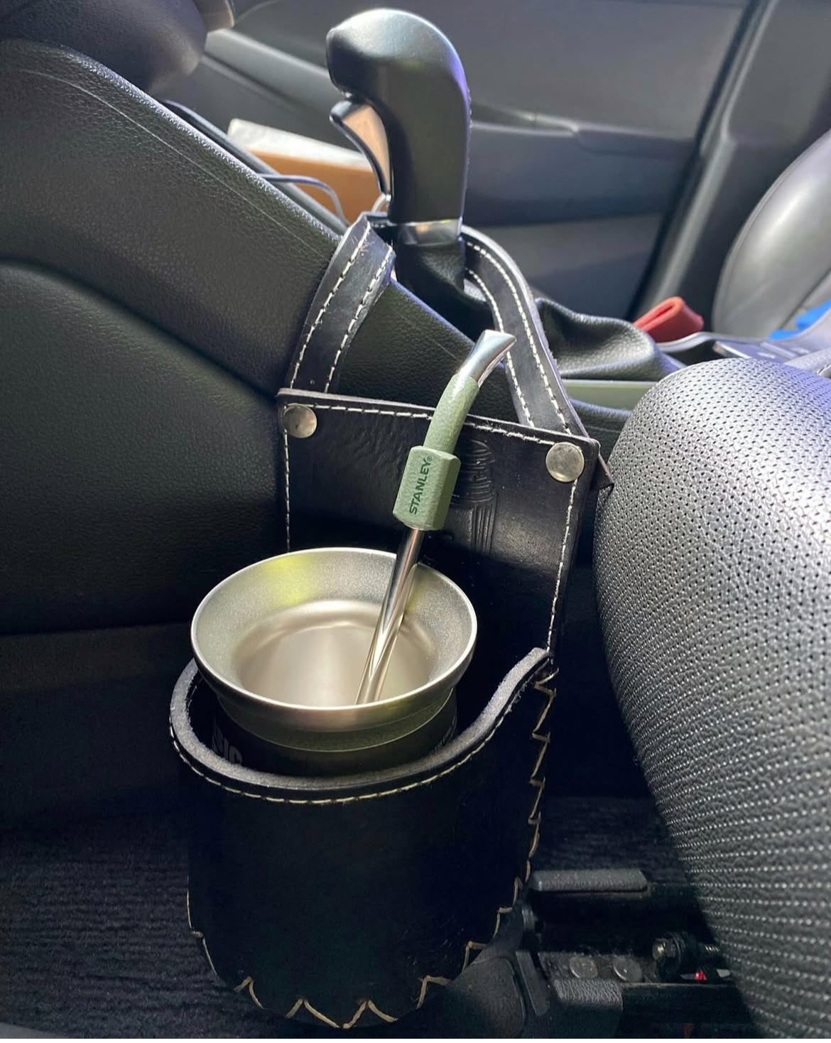 Porta Guampa marrón