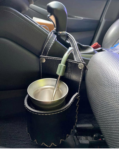 Porta Guampa marrón