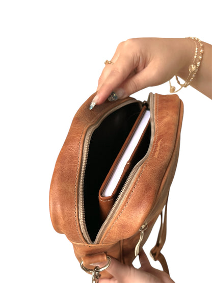 Bandolera de Cuero suela salvaje unisex