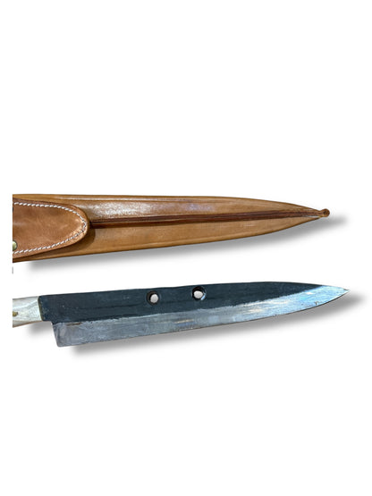 Cuchillo de asta de ciervo 30cm de hoja