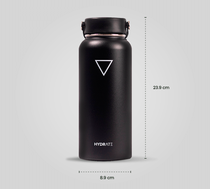 Hoppie Hydrate 946ml color negro