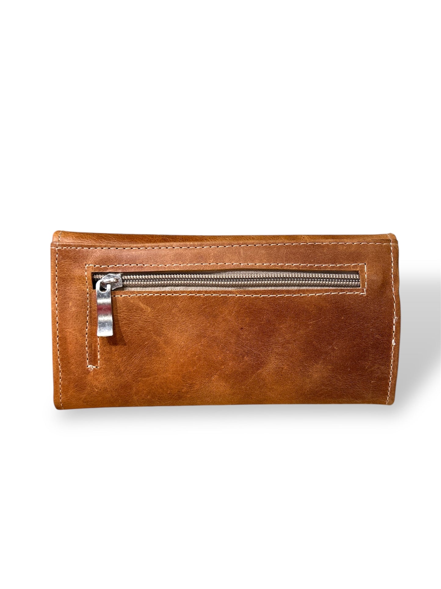 Billetera para dama de cuero suela salvaje