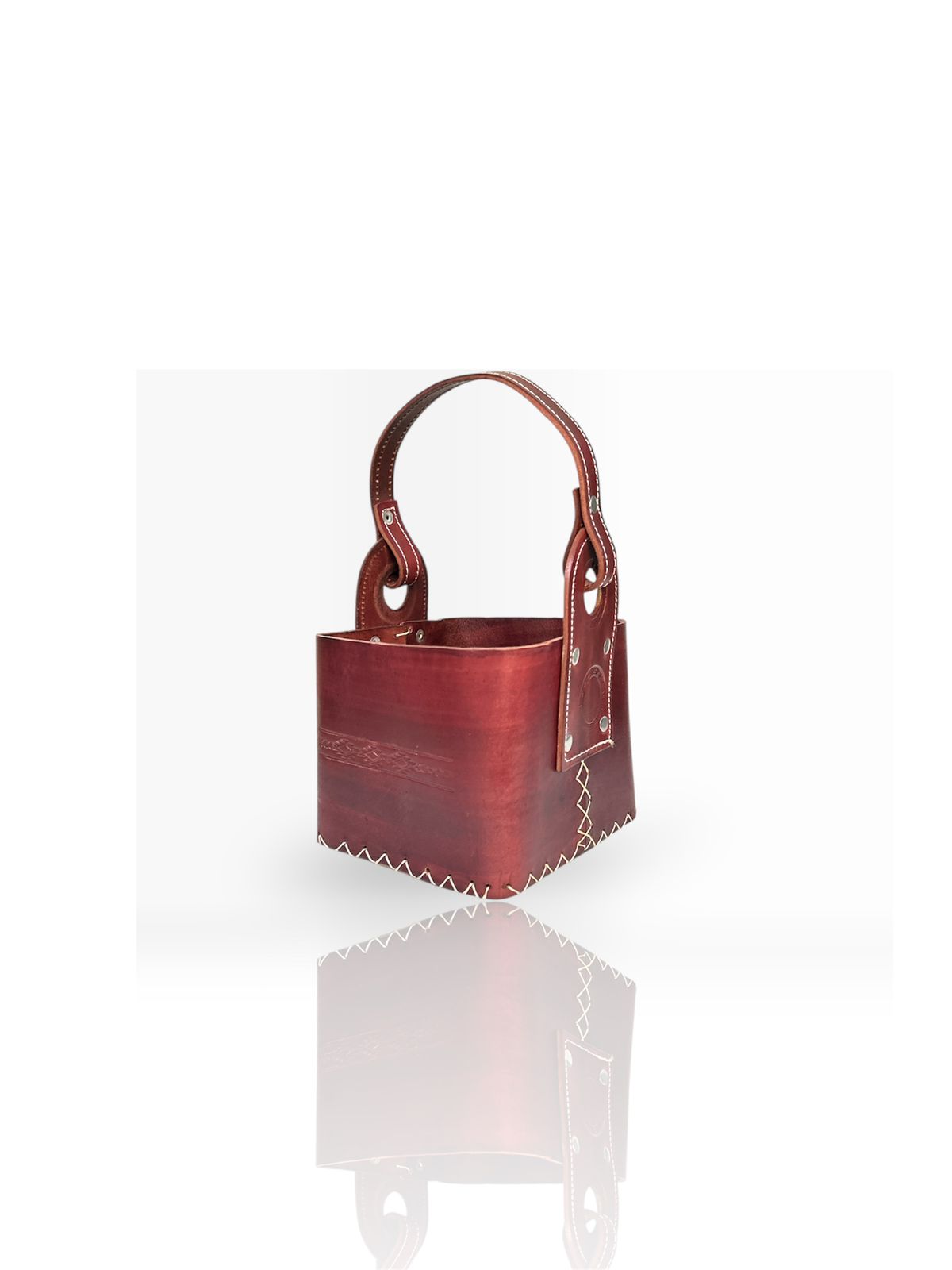 Canasto Matero Cuadrado borravino