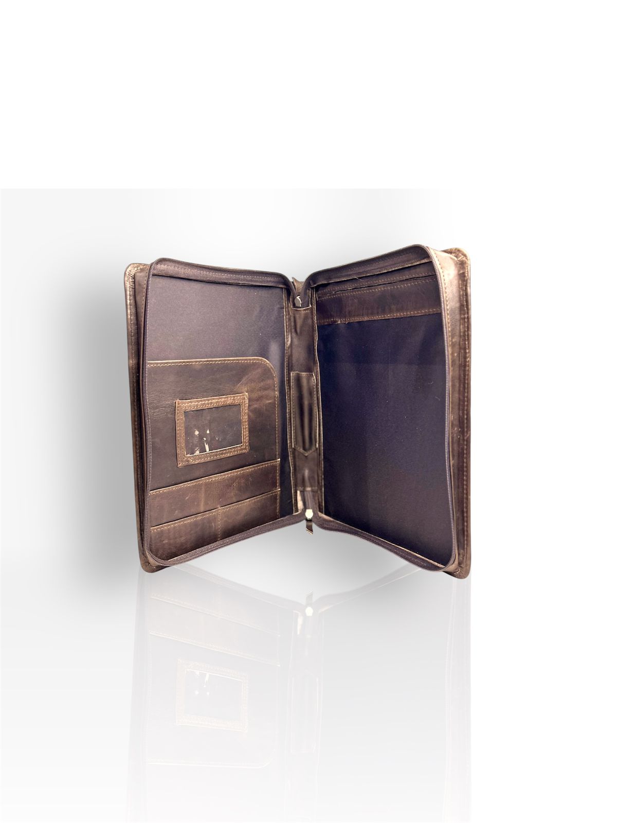 Cartapacio Ejecutivo de Cuero Marron Salvaje