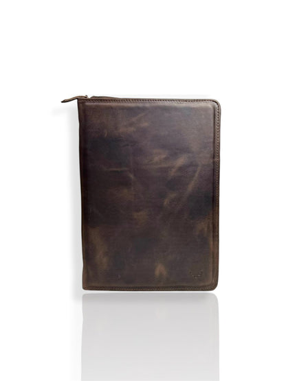 Cartapacio Ejecutivo de Cuero Marron Salvaje