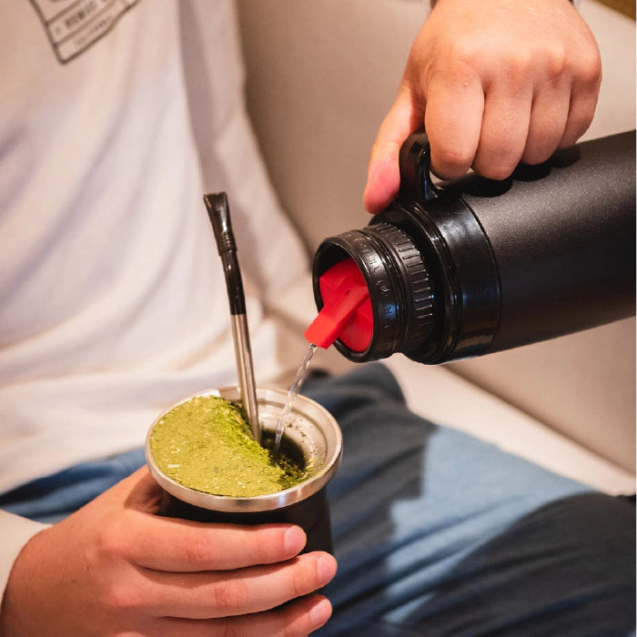 Termo Termolar 1litros R - Evolution CLickMate Inoxcolor negro